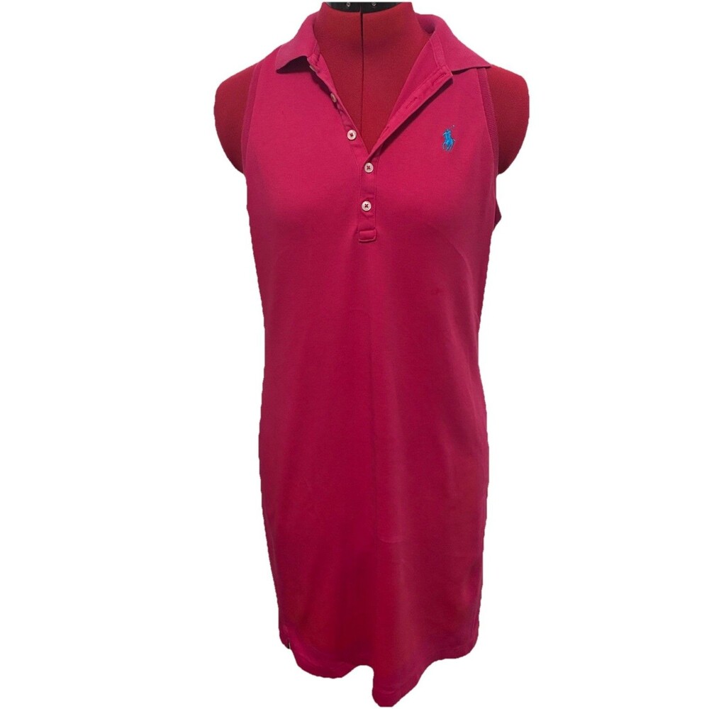 Ralph Lauren Women’s Pink Polo Sleeveless Dress Size Medium